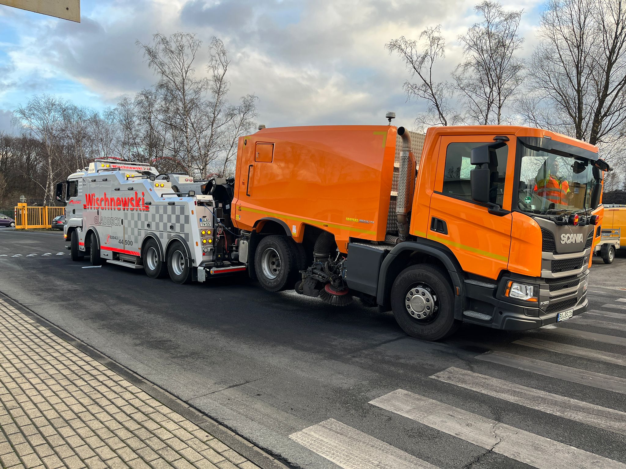 Abschleppdienst Wischnewski im Einsatz