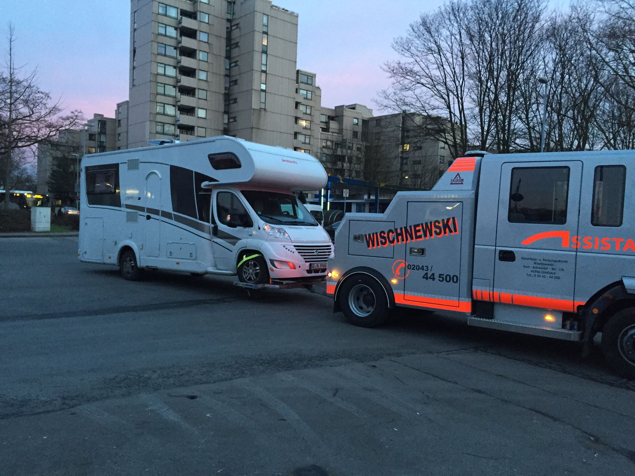 Pannendienst Wischnewski im Einsatz